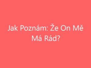 test podvádí mě|Jak poznám, že mě podvádí 